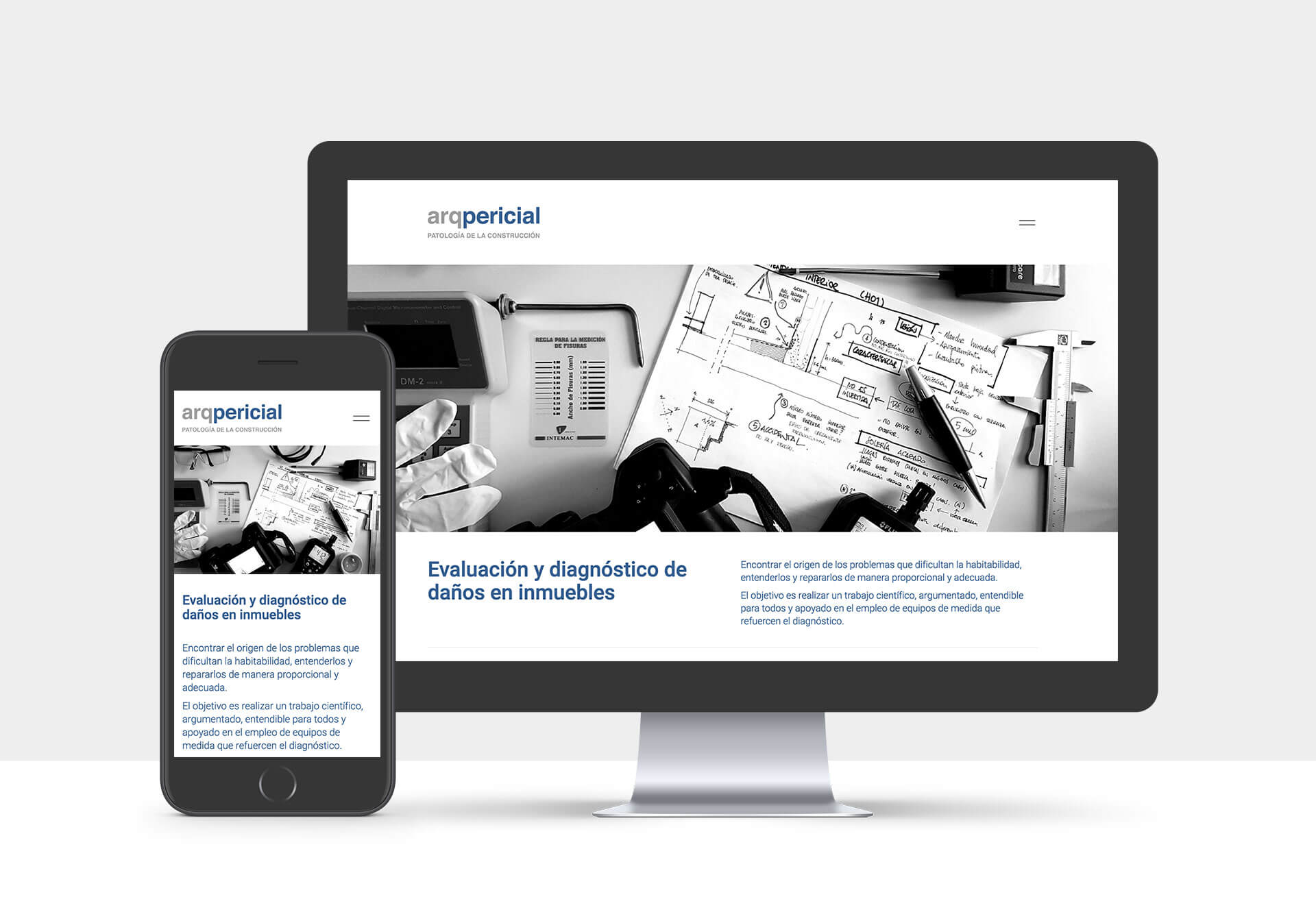 Arqpericial página web