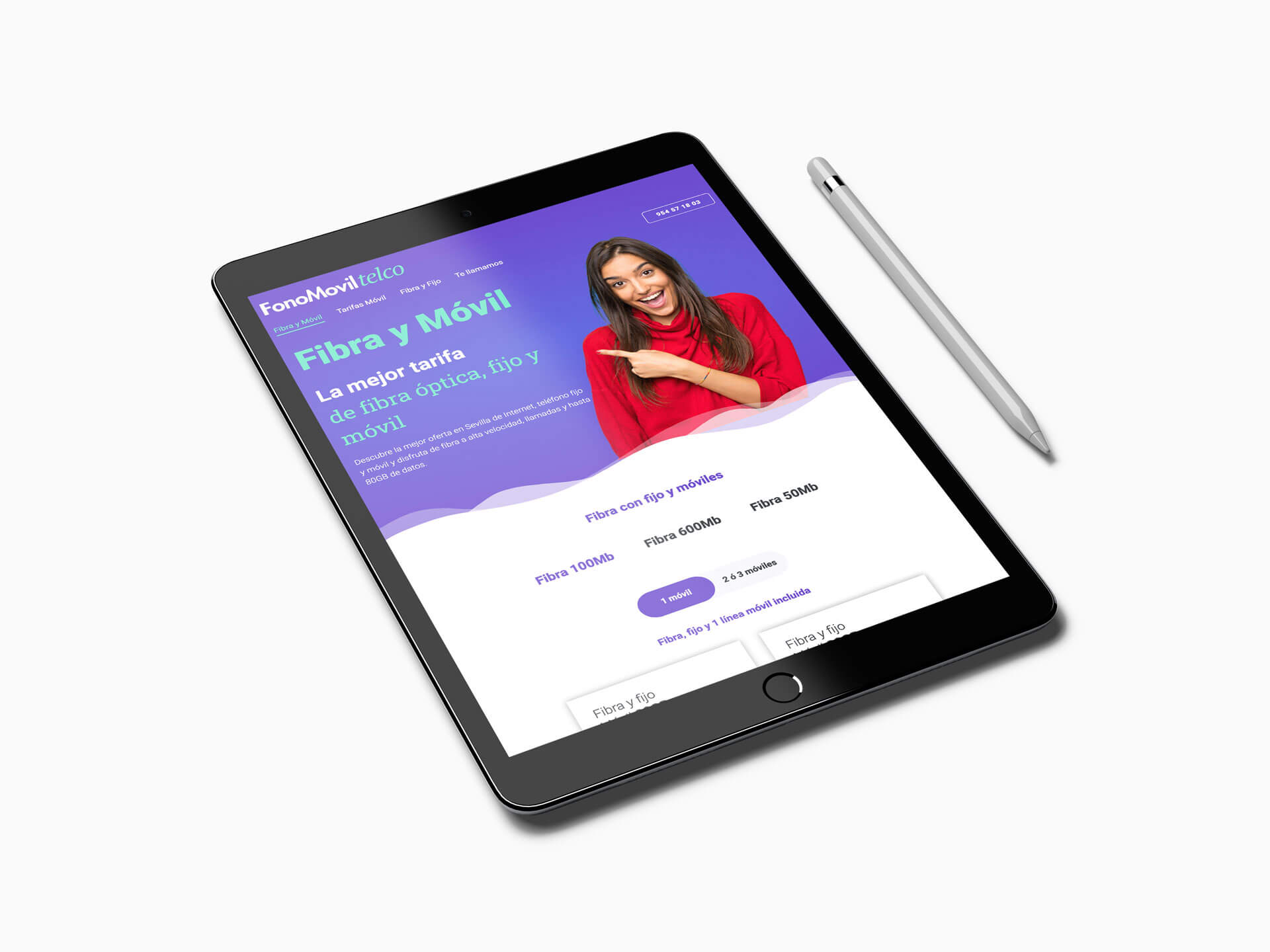 Diseño web fonomovil Telco